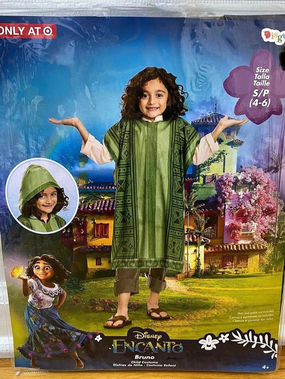 Disney Encanto Bruno Costume NWT